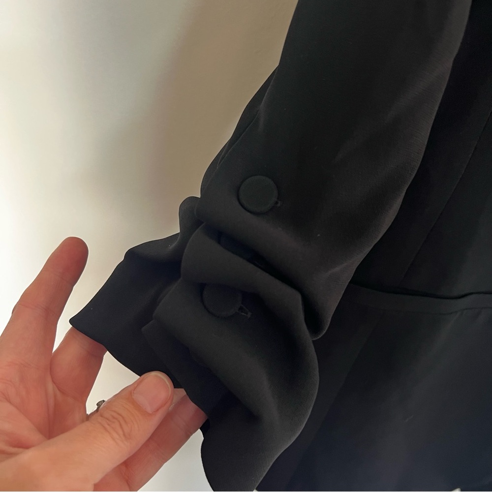 Cinq a Sept Khloe Rushed Sleeve Blazer Jacket - Picture 8 of 16